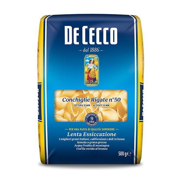 pasta-dececco-conchiglie-rigate-gr500